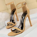 Shoes Super High Heels 11cm Women Shoes Patent Leather Woman Pumps Sexy Women Heels Stiletto Open Toe Ladies Shoes