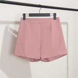 Zingj Shorts Female Summer Dress 2024 New Korean Version Of High Waist A-Word Wide Leg Pants Loose Show Thin Wear Casual