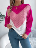 Wind Real Autumn And Winter Casual Stample Lantern Sleeve Sweater Women's
