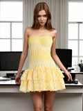 Heavy Industry High-Sense Dress Women's 2025 Summer New Sick Flower Slimming Small Short