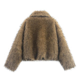 Women's Clothing Explosion Fashion Casual Fur Jacket