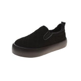 Shoes Women A Foot Trot Lazy Hairy Shoes Plus Velvet Warm Winter Wear Fashion Flat Bean Cotton