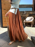 Xixi 2025 Summer New Temperament Is Thin And High-Rise Half-Dressed Dress Woman