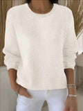 Sheintemu Autumn And Winter Long-Sleeved Solid Color Sweater New