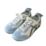 Derain Women's 2025 Spring And Summer Korean Edition With Pink Ballet Little White Shoes Flats Commer'an Casual Agan