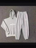 Brand Printed Street Men's And Women's Loose Basic Hooded Sweater Leisure Sweater