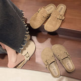 Bottom Bag Head Birken Shoes Women Spring And Autumn Lazy One Foot Wearing High-End Feeling Lady's New Half