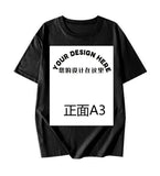 Pattern Printed T-Shirt Small Batch Order Stable Short Sleeve Top