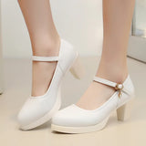 And Autumn Silver Model Cheongsam T Catwalk High Heel Thick Heel Waterproof Platform Performance Single Shoes Size 40-43 Women's
