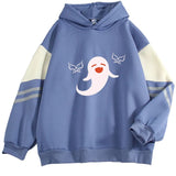 Women's Clothing 2025 Autumn And Winter Original God Walnut New Print Color Hoodie Long-Sleeved