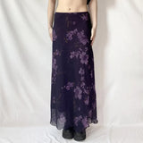 Vintage Ancient-Sense Plant Floral Print Bump Niche Design Hot Girl