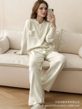 Loose Knitting Suit Women 2025 Autumn And Winter New Round-Neck Cardigan Sweater + Wide Leg