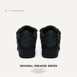 Shoes To Destroy The Aesthetic Series Of Black Samurai Bread Shoes Trend Low-Sing Shoes Men's And Women's Shoes The Same Plate Shoes Men's Shoes Men's