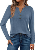 2025 Spring And Autumn Women's Long Sleeves V-Neck Shirt Home Business And Leisure Shirt