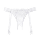 Black Garter Garter Thighs Brocing Trom Flirt Ultra-Thin Over Knee White Stockings Uniform Seduction