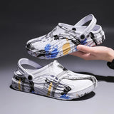 Summer Sandals Men Summer Wearing Beach Leisure Slippers Breathable Soft Bottom Men's Baotou Hole Cold
