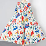 Exquisite Dress Women 2025 New Lazy Wind Collar Mid-Sleeves To Close The Waist Temperament 100-Fold Printing