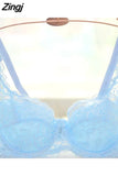 Women Sexy Push Up Bra Underwire Full Lace Brassiere Underwear Bras Bralette Lingerie Intimates