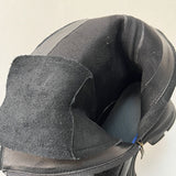 Layer Of Cowhide English Wind In The Wind Boots Women Autumn And Winter New Round Head With Thick Base Martin Boots Plus Cotton