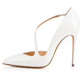 Leather High Heels, Fine High Heels, Elegant Pointed Single Shoes Supply E-Commerce Direct