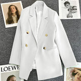 Zingj Fried Street Small Suit Jacket Female 2023 Spring And Autumn New Korean Version Web Celebrity Temperament Small Casual