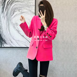 Zingj Spring And Autumn New Small Suit Jacket Female Hot Style Temperament Leisure Slim Show Thin Students Small Suit
