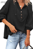 Spring Long Sleeve Oversized Hoodie Fashion V-Neck Hooded Sweatshirts Casual Loose Bat Sleeve Hoodies Women Tops