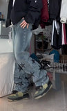 Vintage Denim Star Patch Boyfriend JeansOutfit