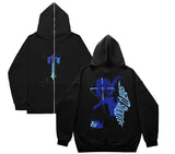 Plus Velvet Men's And Women's High Street Hoodie Trapstar Zippered Open Shirt Jacket Autumn And