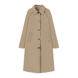 Women's Clothing INS Explosive Temperament Collar Single Buckle Wind Jacket