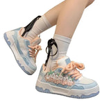 Thick-Soled Shoes Women 2025 Autumn New Student Running Sneakers Dopamine Casual Shoes