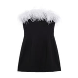 Women's New One-Word Collar Elastic Sexy Hot Babes