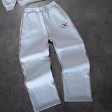 New Grip Velvet Embroidered Sweatpants Hoodie Trapstar Letter Casual Youth