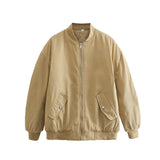 Women's Clothing 2025 Winter Baseball Suit Loose Jacket Cotton Coat