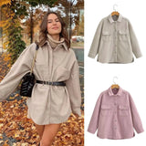 Explosion Women's Fashion Blouse Solid Color Hair