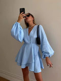 New Women's Fashion Design Dress With A Solid Color