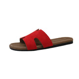 Retro Birkens Slippers Women Wear 2025 Summer H-Type Drag Leisure Flat Cool Slippers Beach
