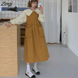 Sets Women Autumn French Style Vintage Elegant Loose All-match 2 Piece Outfit Shirts Solid Simple Leisure Female