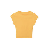 Summer New Women's Multi-Colored Self-Repair Micro-Sleeveless Design Top