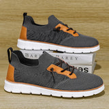Men's Summer Comfortable Breathable Casual Shoes Large Soft Elastic Net Shoes Sneakers Lightweight Business Men's