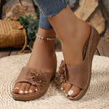 Slopes And Slippers Women 2025 Summer New Hollow Explosion Sandals Women Lightly Wear