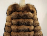 Fever Imitation Fox Fur Coat Women's Short-Sleeved Fur
