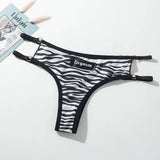 T-Pants Women's Sports Fitness Non-Scaring Tide Metal Emptiness Sexy Hottie T-BACK Large Code