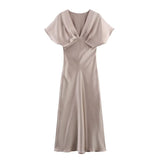 Women's Explosive Temperament Fashion Silk And Silk Texture Of The Flute