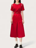 Temperament Elegant Dress 2025 Autumn And Winter New Diamond Belt To Collect Waist Slim Slim Dress Female Autumn
