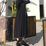 Knitted Dress Women Office Lady Elegant Party Dress Long Sleeve Fairy One-Piece Dress Korean Fall Clothes for Women