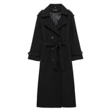 New Classic British Hair This Double Buckle Wind Coat
