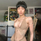 Large Size Sexy Bikini Swimsuit Spliced With Bikini Swimsuit