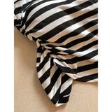Hottie Hit The Striped Chest-Striped Bra Vest Woman Summer Wear Chest Pads All Wrapped In Pure Desire Waistless Sleeveless