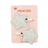 Glitter Cartoon Cartoon Love Heart Crown Hair Clips For Girls Handmade Hairpins Boutique Barrette Kids Hair